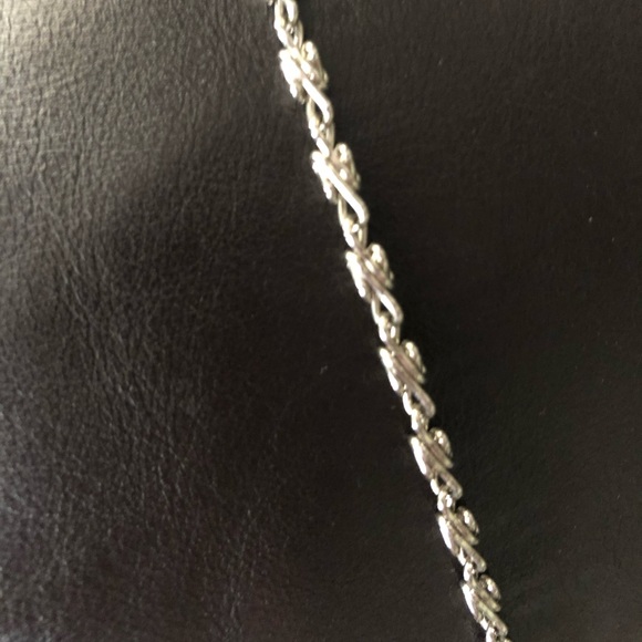 Fancy chain crossbody black with faux crystals - Picture 6 of 8